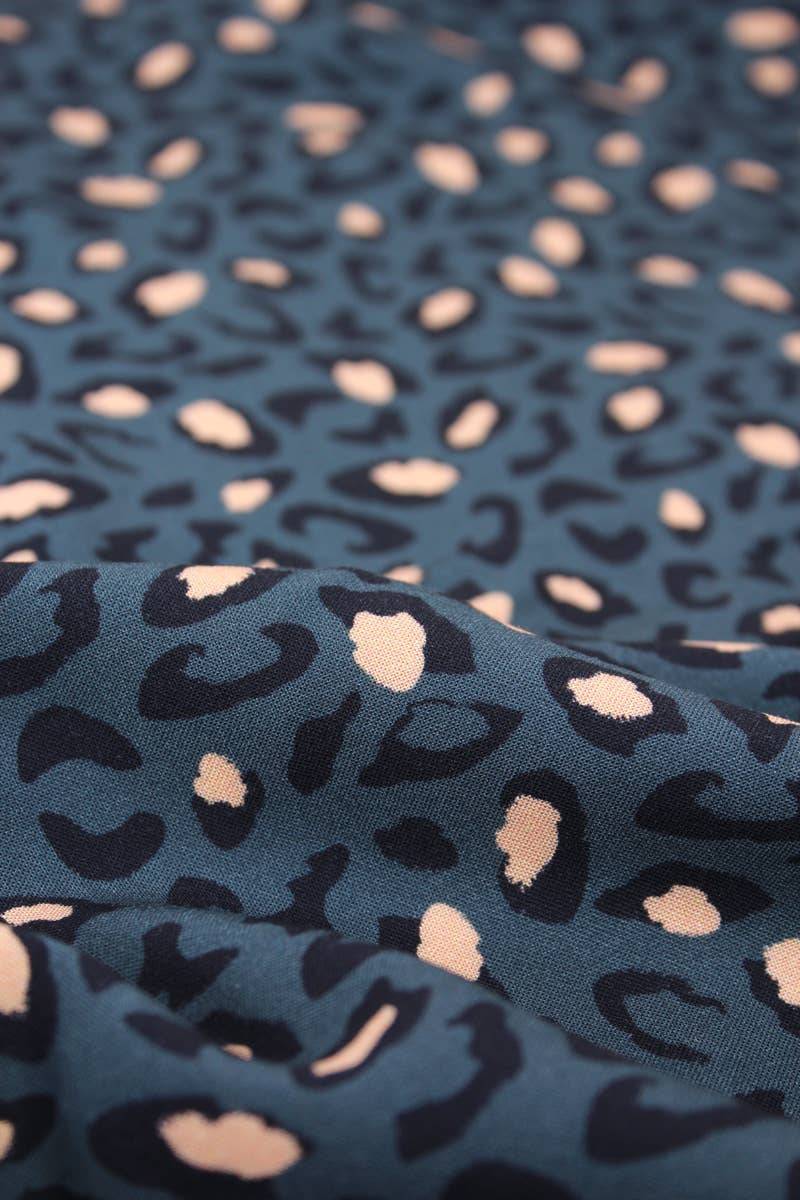 Viscose Fabric – Bagheera Blue – Eglantine et Zoé