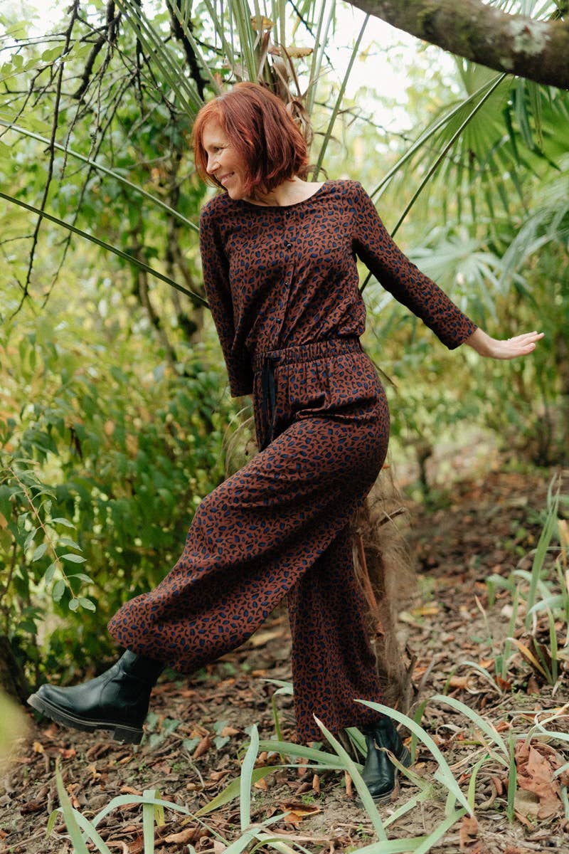 Viscose Fabric – Bagheera Chocolate – Eglantine et Zoé