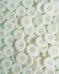 Milk 1" Corozo Nut Buttons: Set of 4