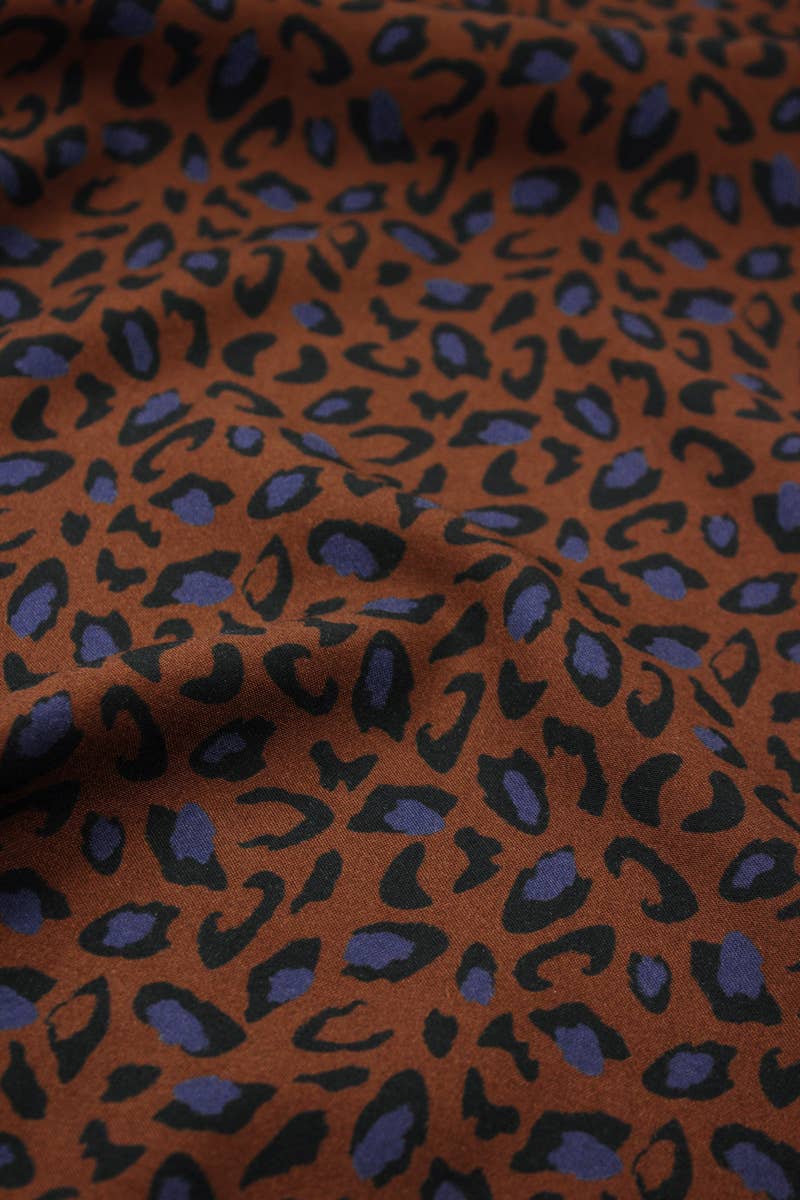 Eglantine et Zoé - Bagheera Chocolate Viscose Fabric