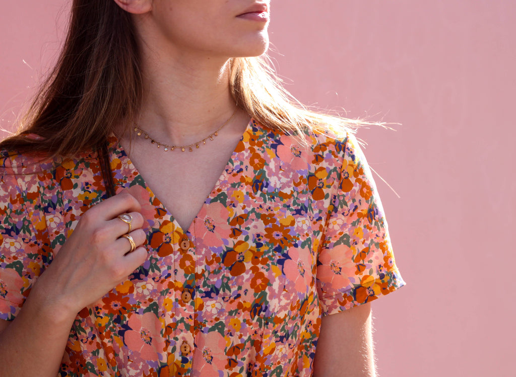 Cha' coud patterns - Katy dress: Englishman