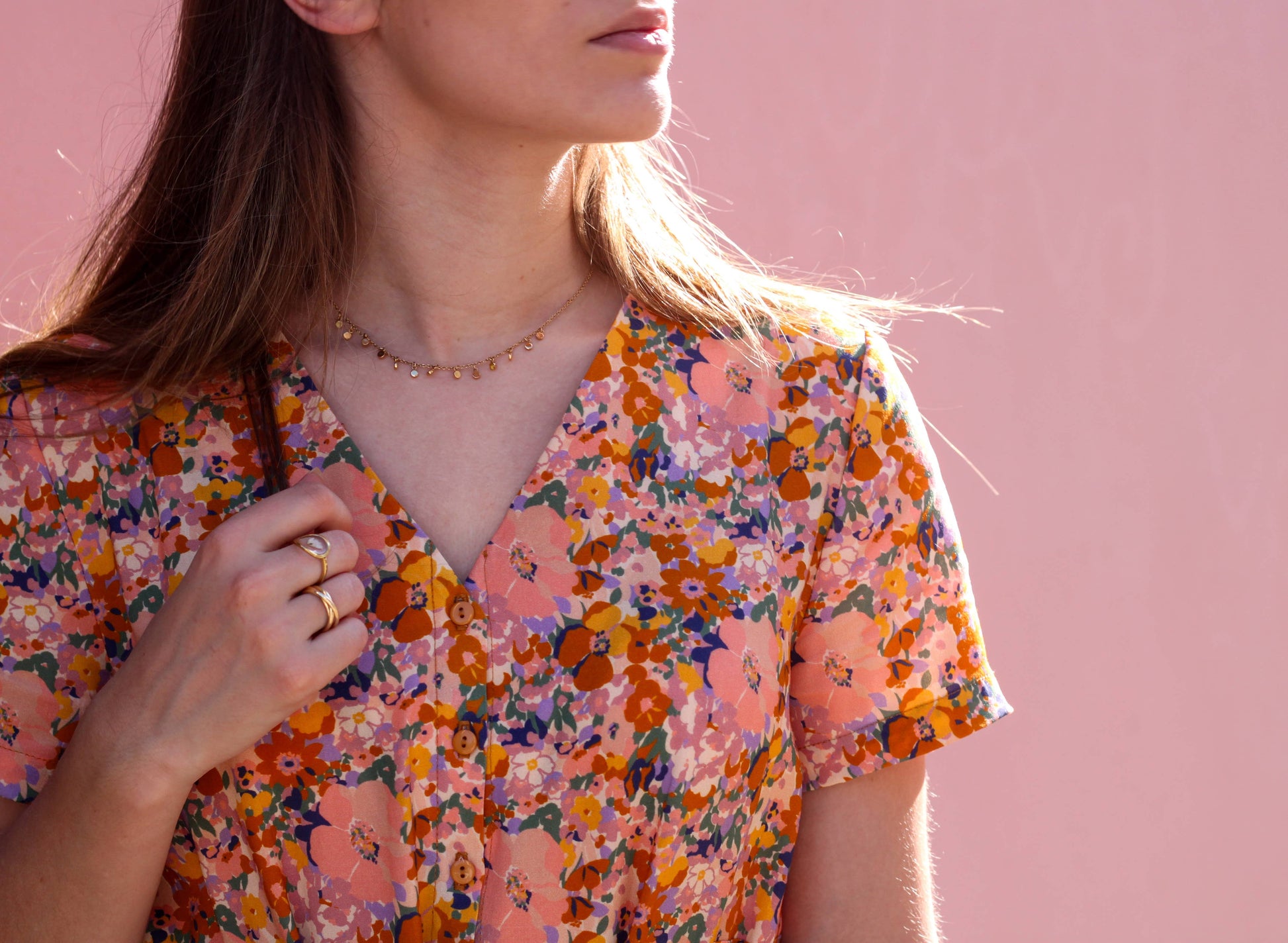 Cha' coud patterns - Katy dress: Englishman
