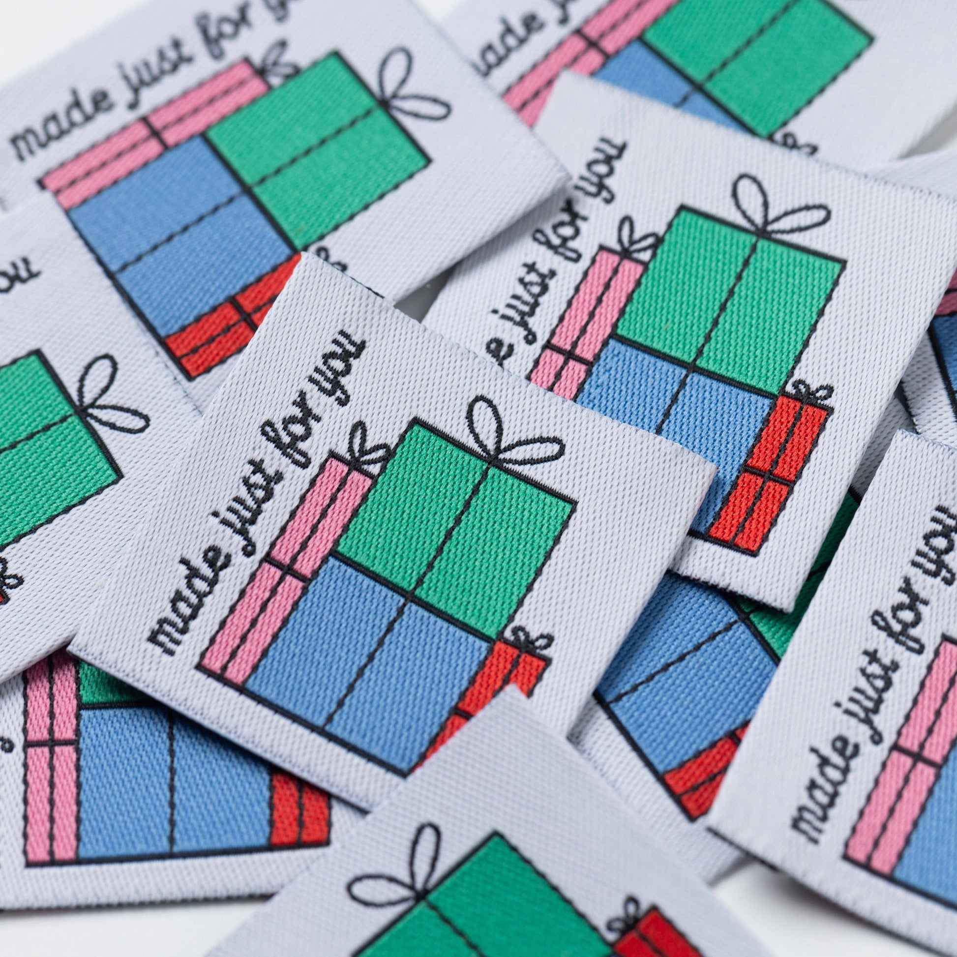 Little Rosy Cheeks “Just For You” Sewing Labels – Woven Tags (6 per Pack)