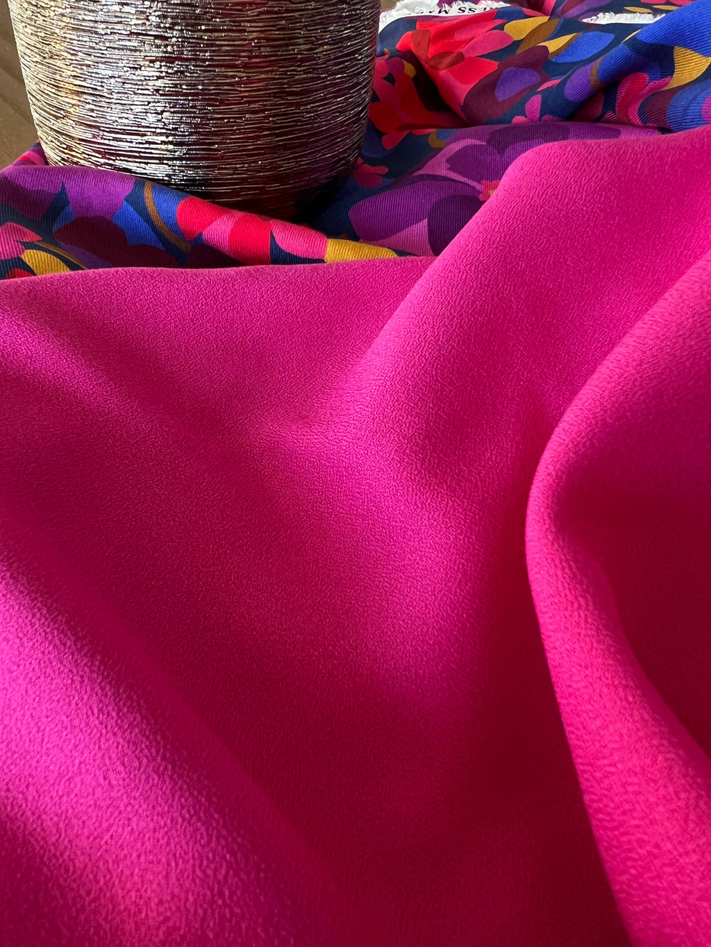 Viscose Crepe Fabric – Fuchsia Limited Edition | My Dress Made