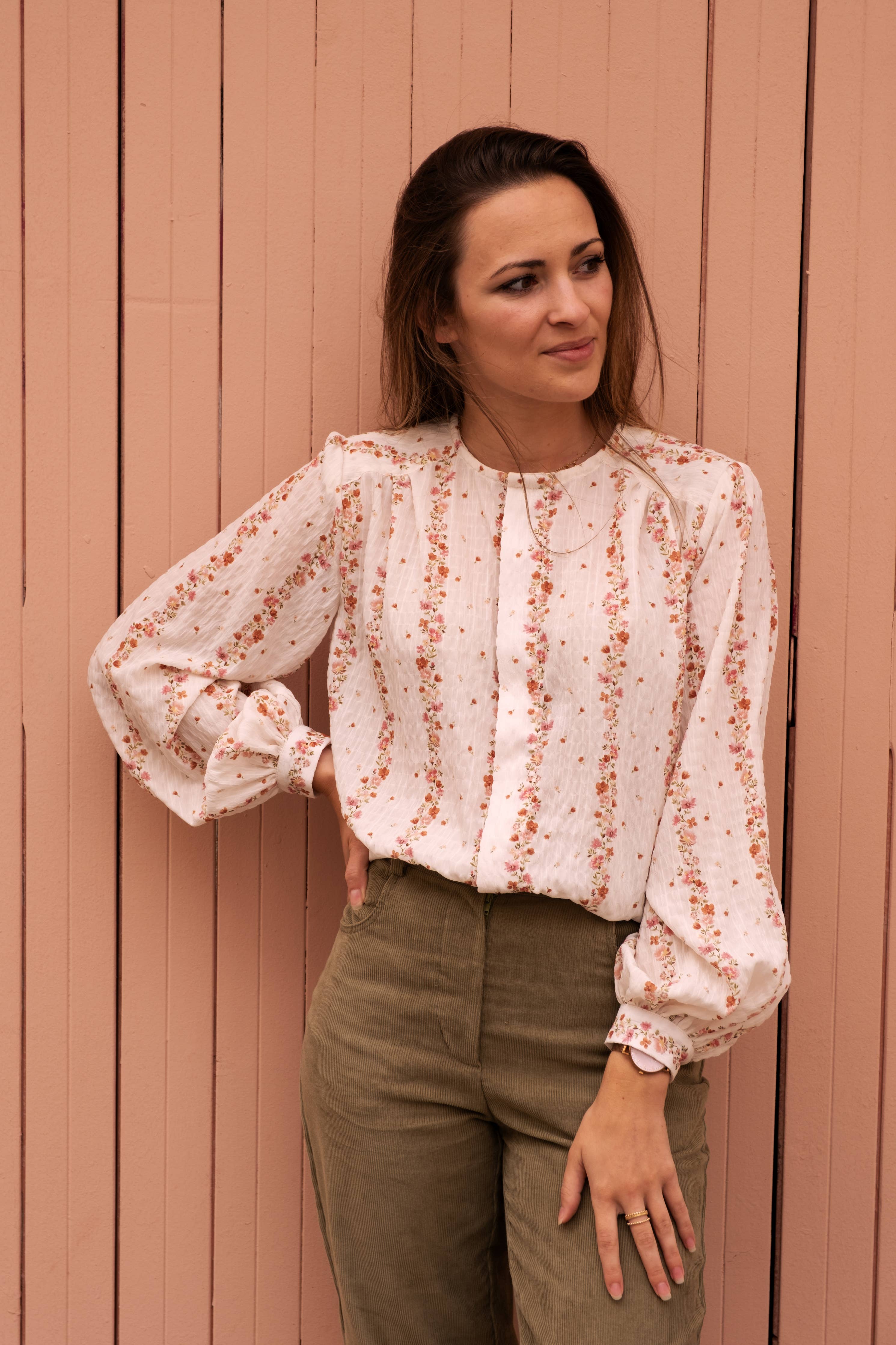 Cha' coud patterns - Maritza shirt - English