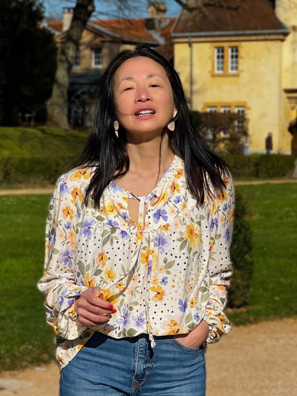 Viscose crepe fabric - Mélia in pastel - My Dress Made