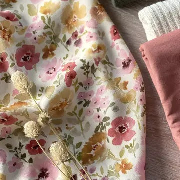 Moroccan Viscose Crepe Fabric – Felicia Print – Atelier 27