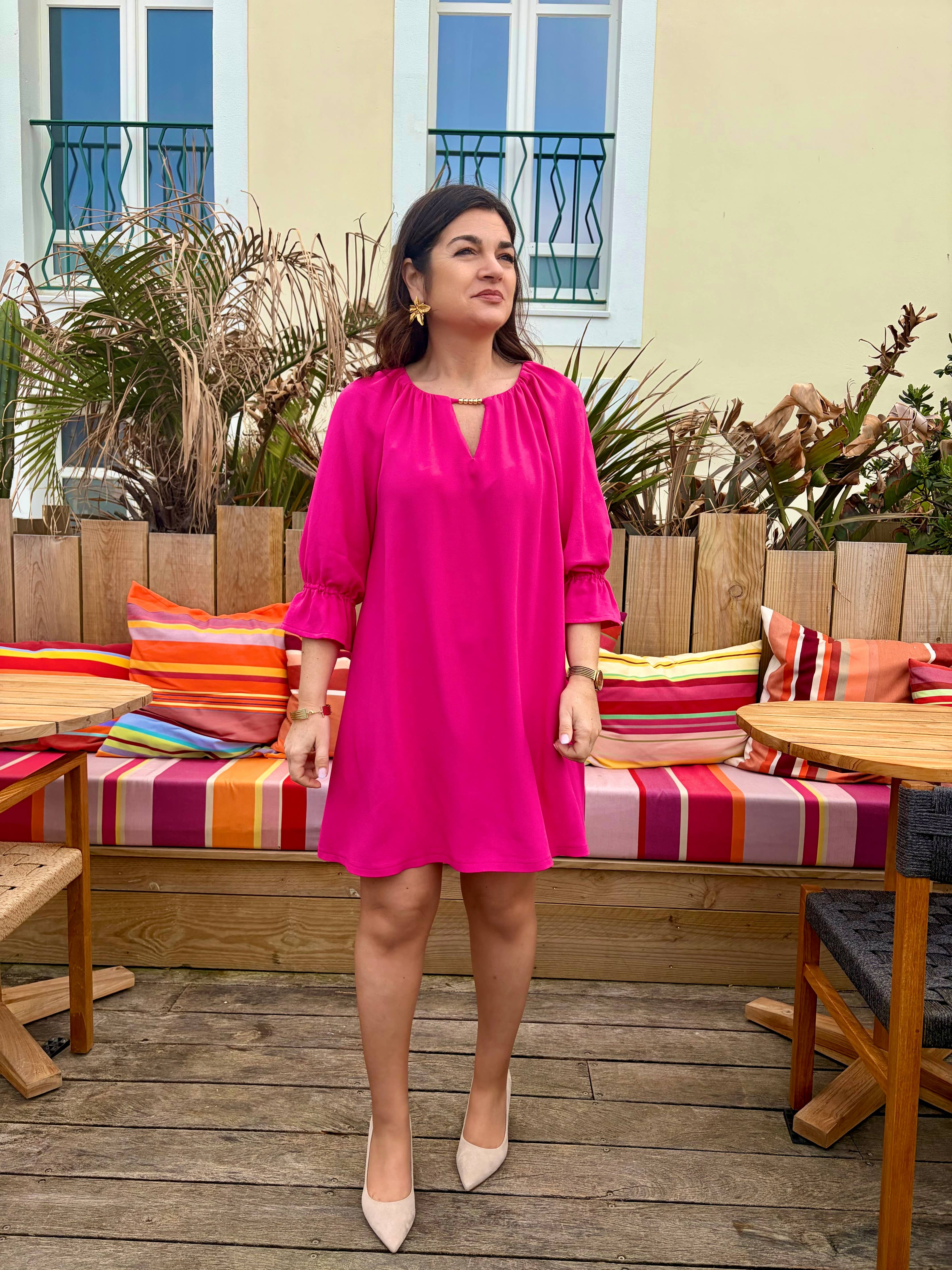 Viscose Crepe Fabric – Fuchsia Limited Edition | My Dress Made