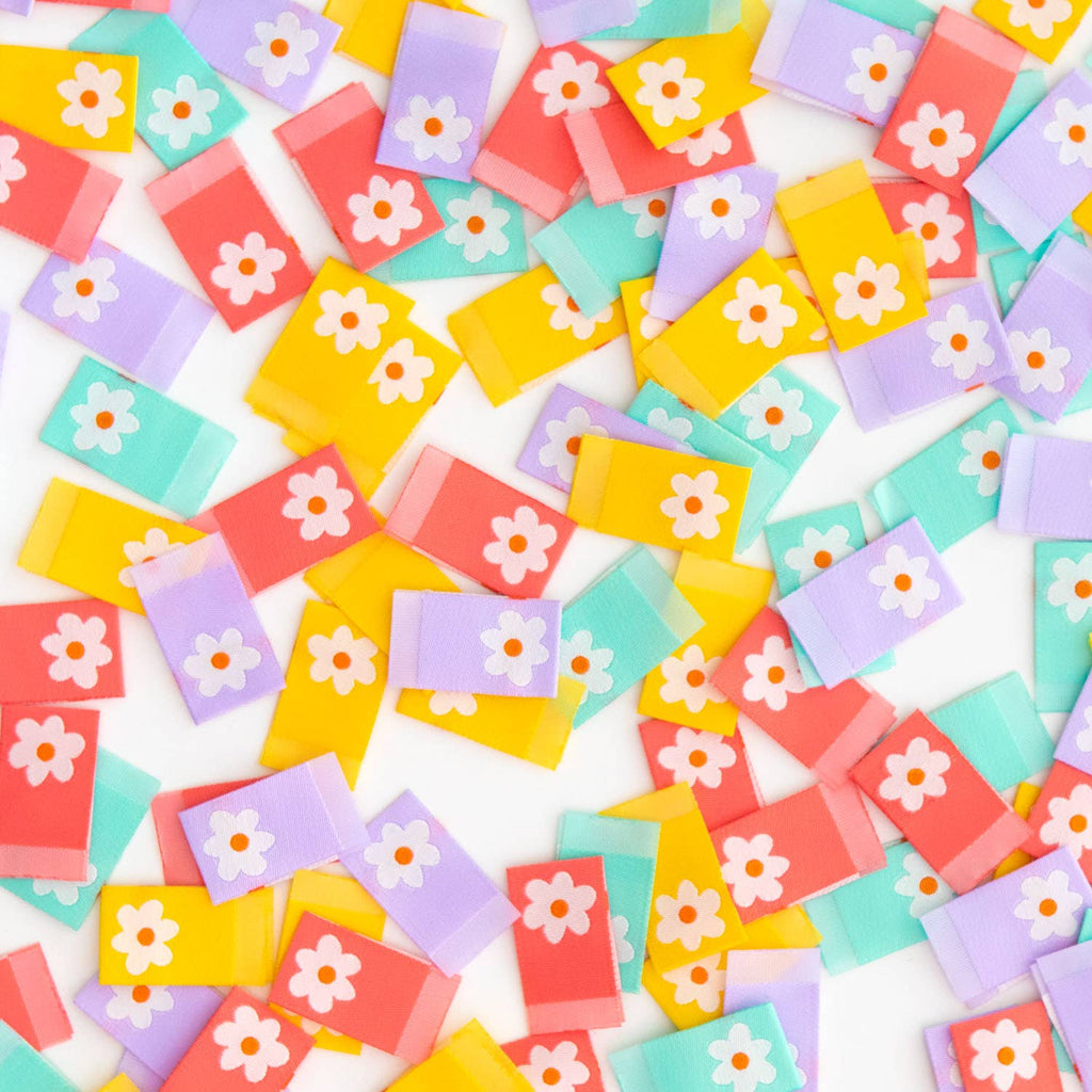 Sarah Hearts - Daisy Tag Multipack Woven Labels