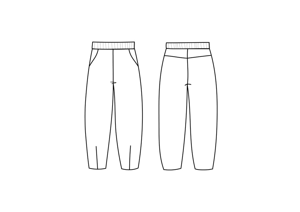 Little Rosy Cheeks - INNIS Trousers - Children's Sewing Pattern