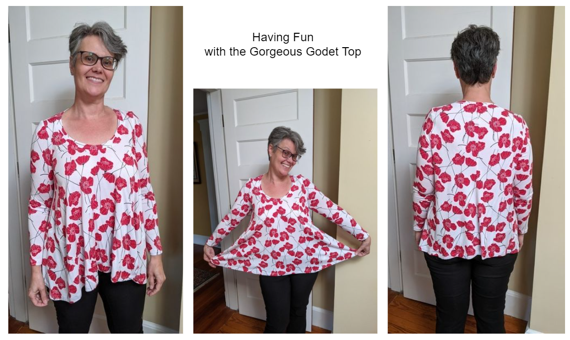 Style Falcon Gorgeous Godet Top Sewing Pattern