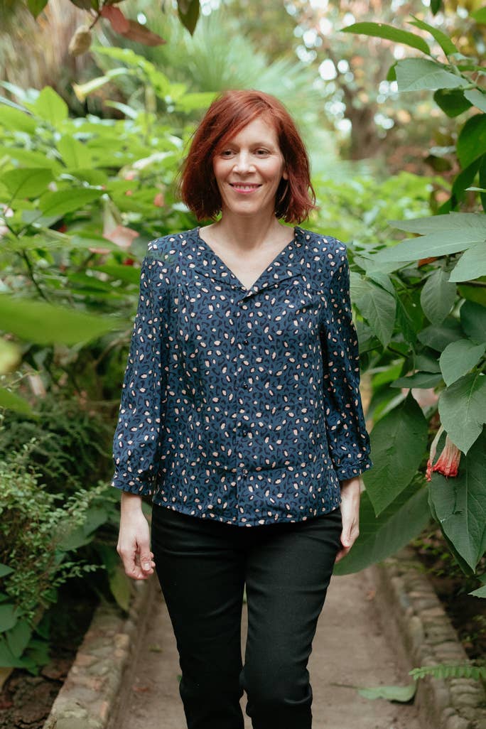 Eglantine et Zoé - Bagheera Blue Viscose Fabric