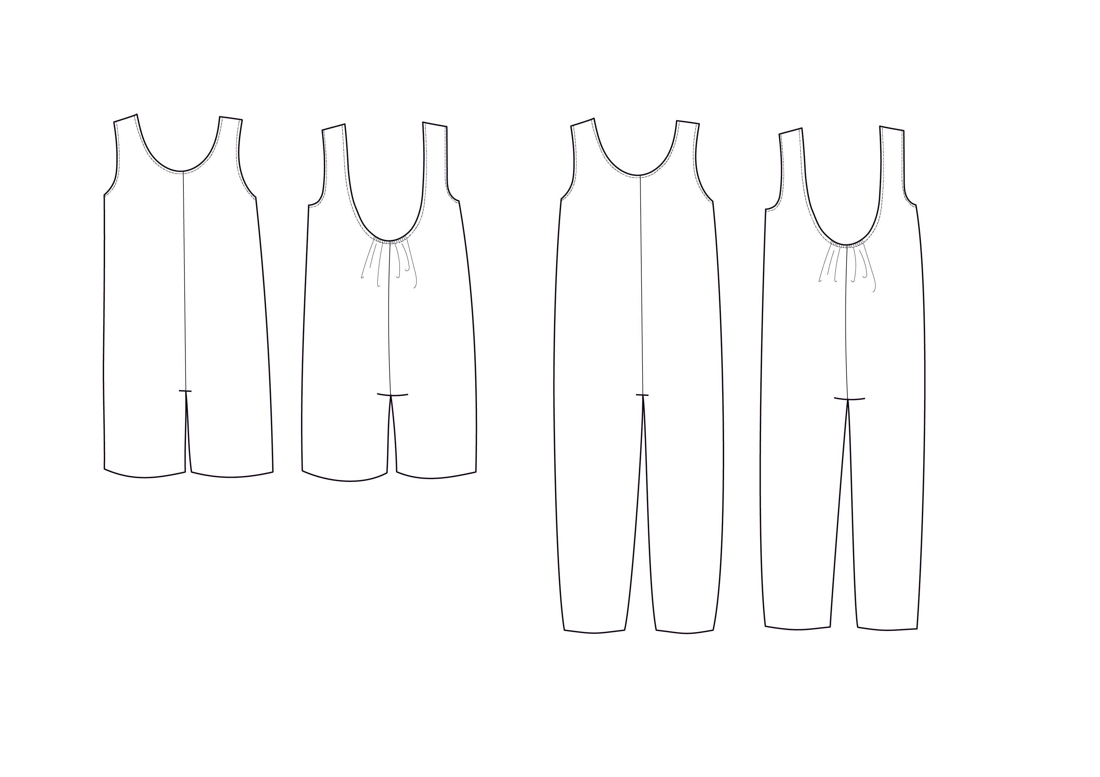 Little Rosy Cheeks - FOLLY Jumpsuit - Children's Sewing Pattern