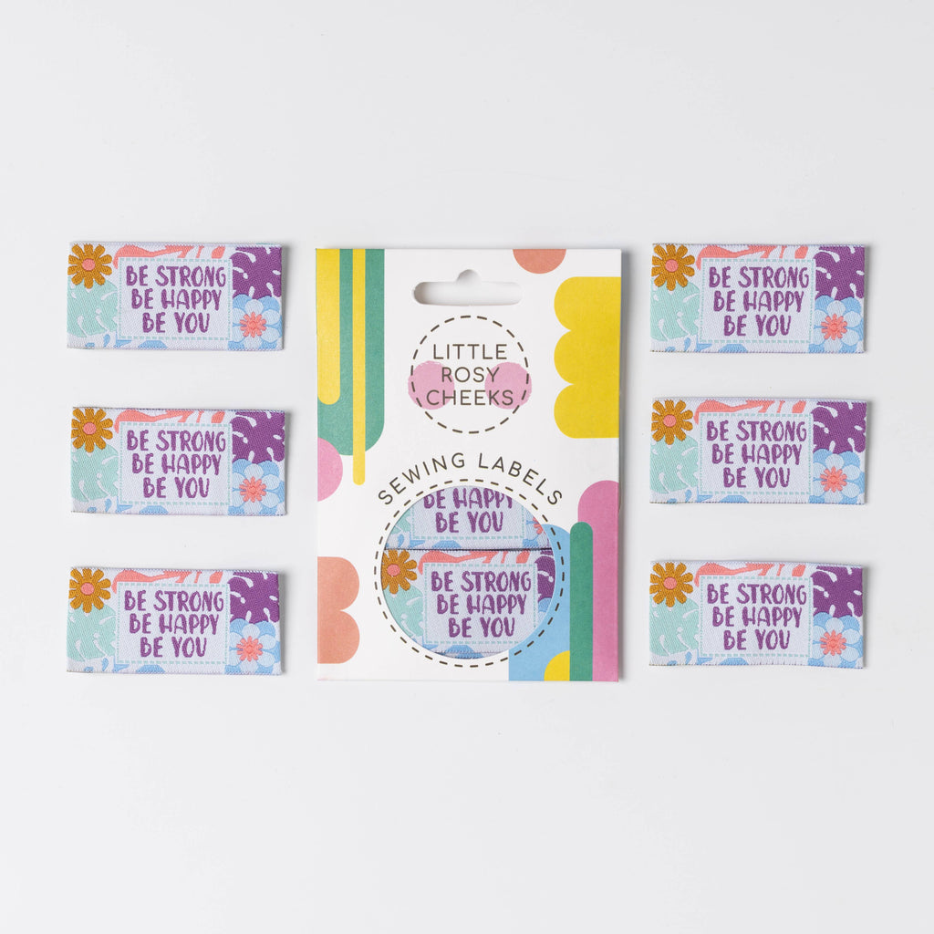 Little Rosy Cheeks - Be You Woven Sewing Labels – Pack of 6