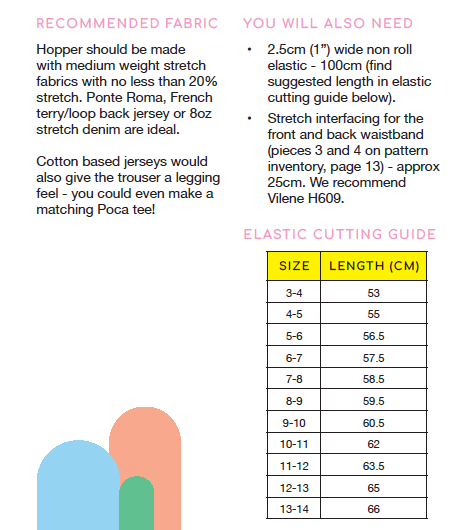 HOPPER Trouser pattern - Children's Sewing Pattern