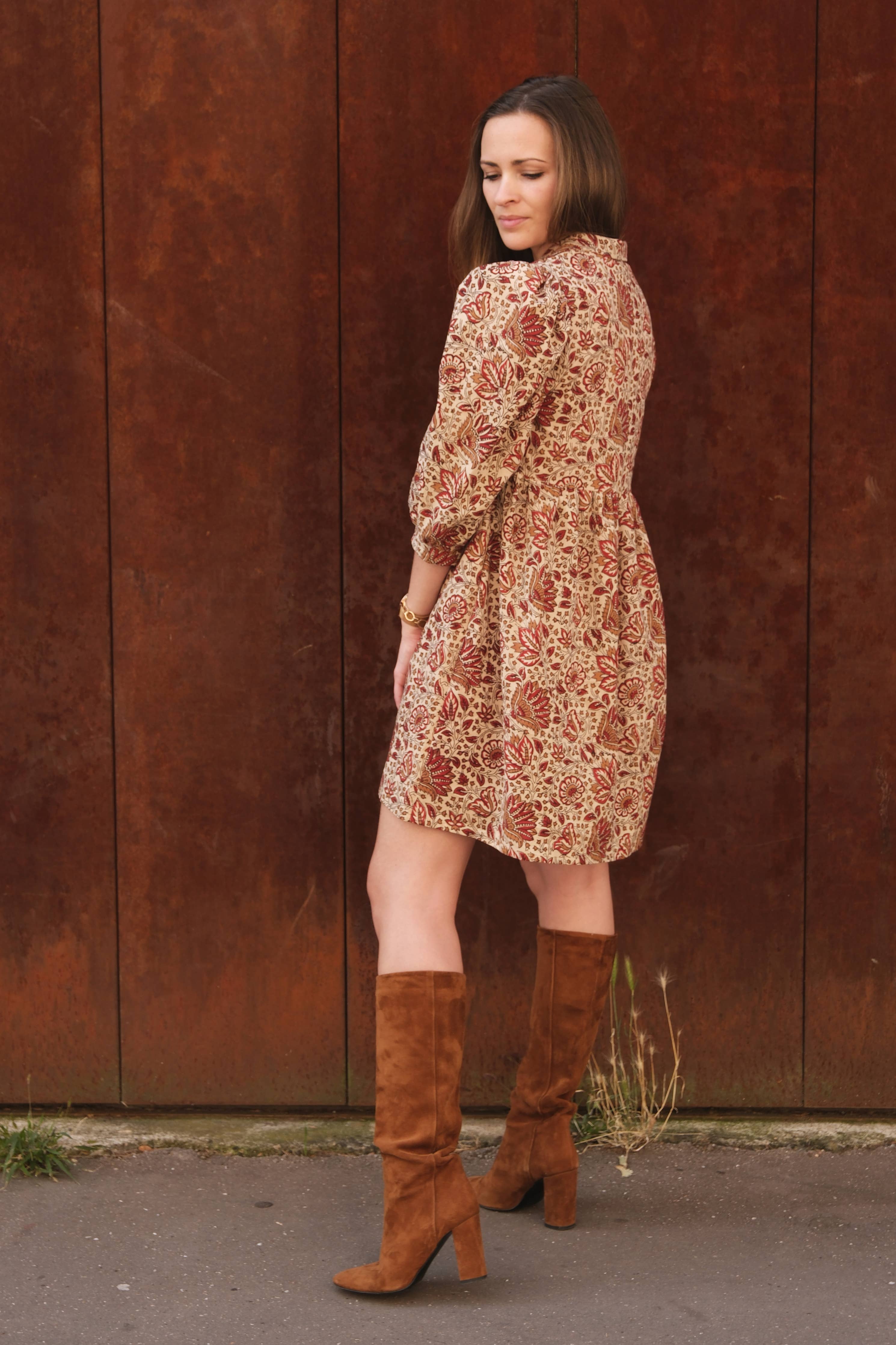 Cha' coud patterns - Lison dress - English