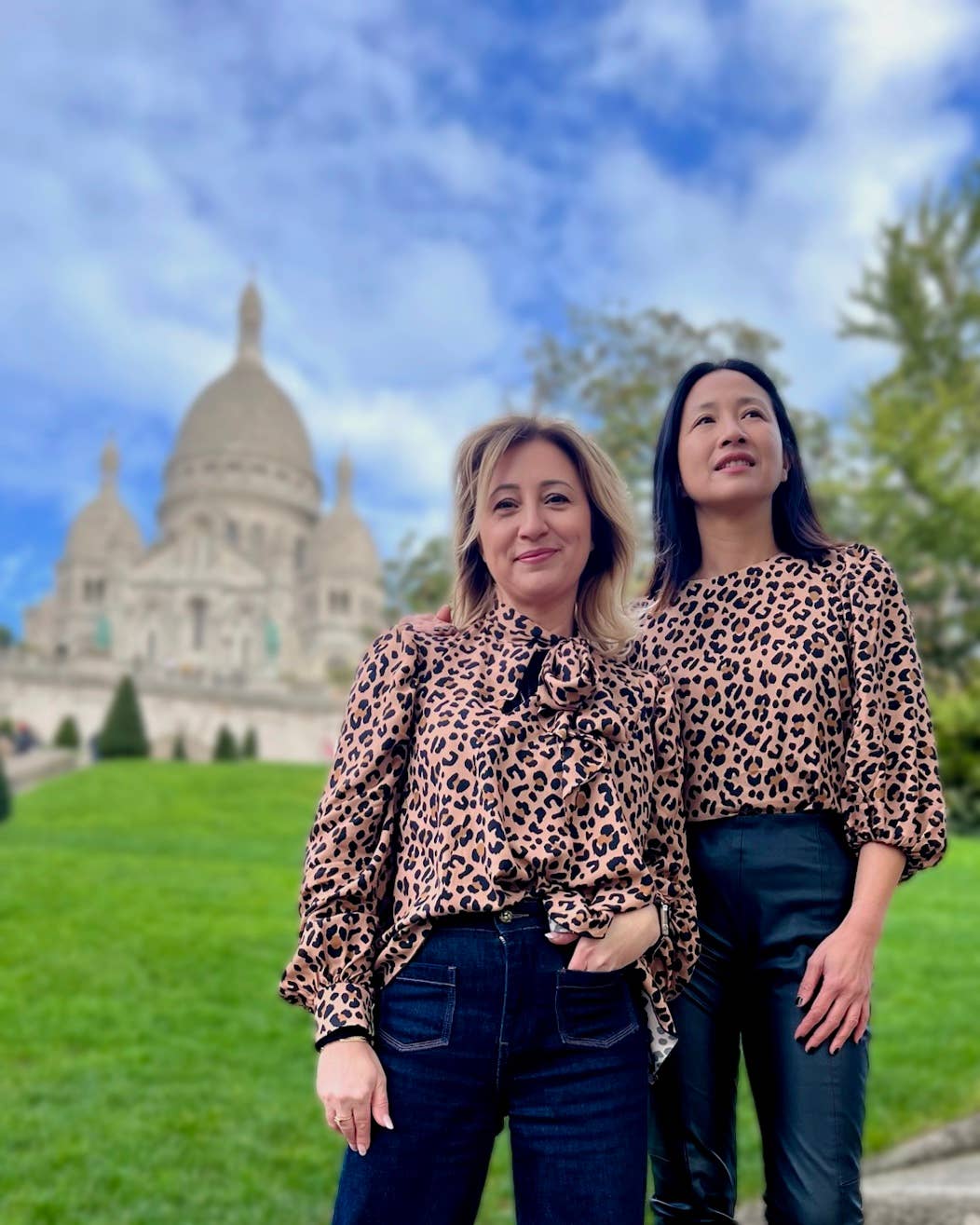 Kiara leopard twill viscose fabric - Printed in France