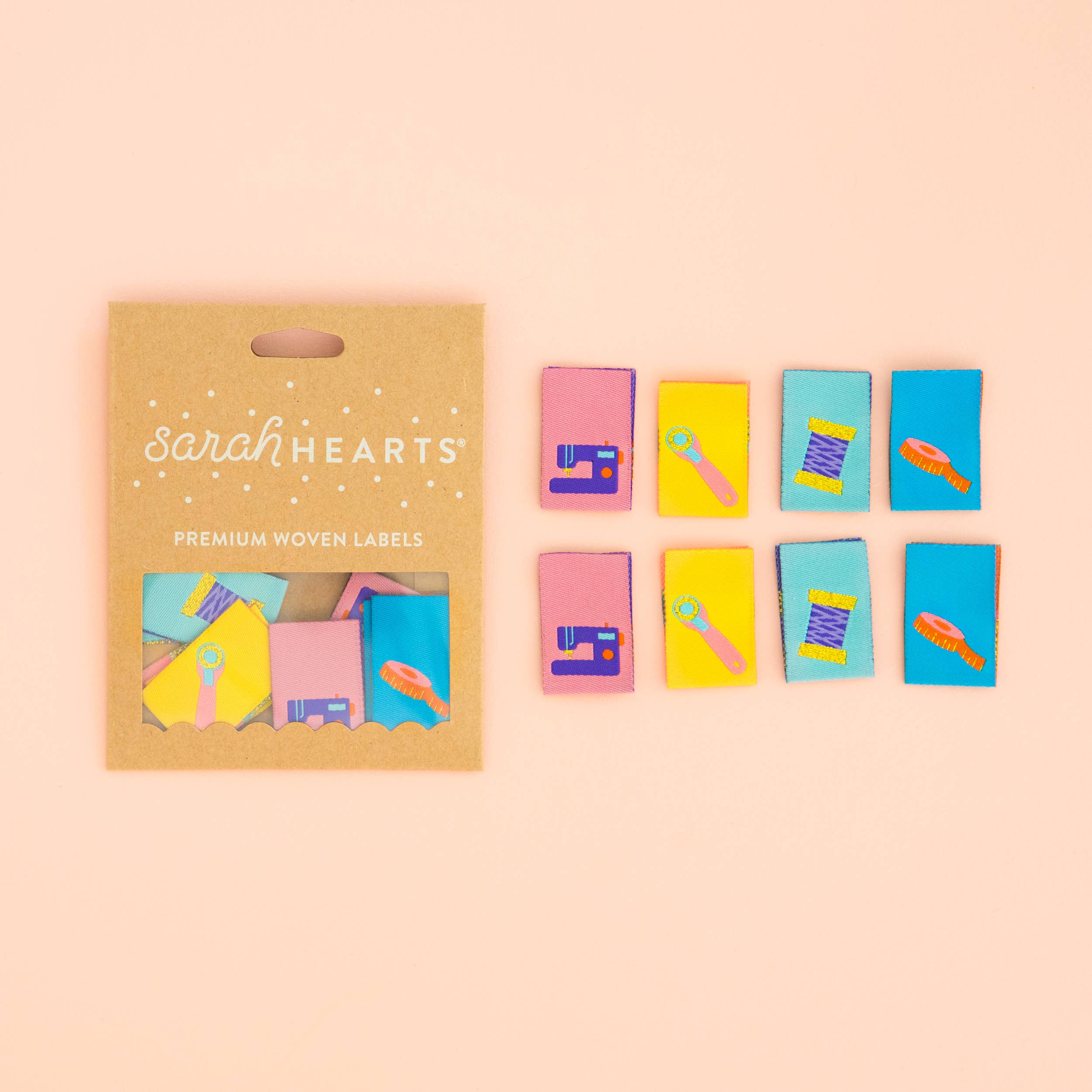 Sarah Hearts - Sewing Notions and Tools - Sewing Woven Clothing Label Tags