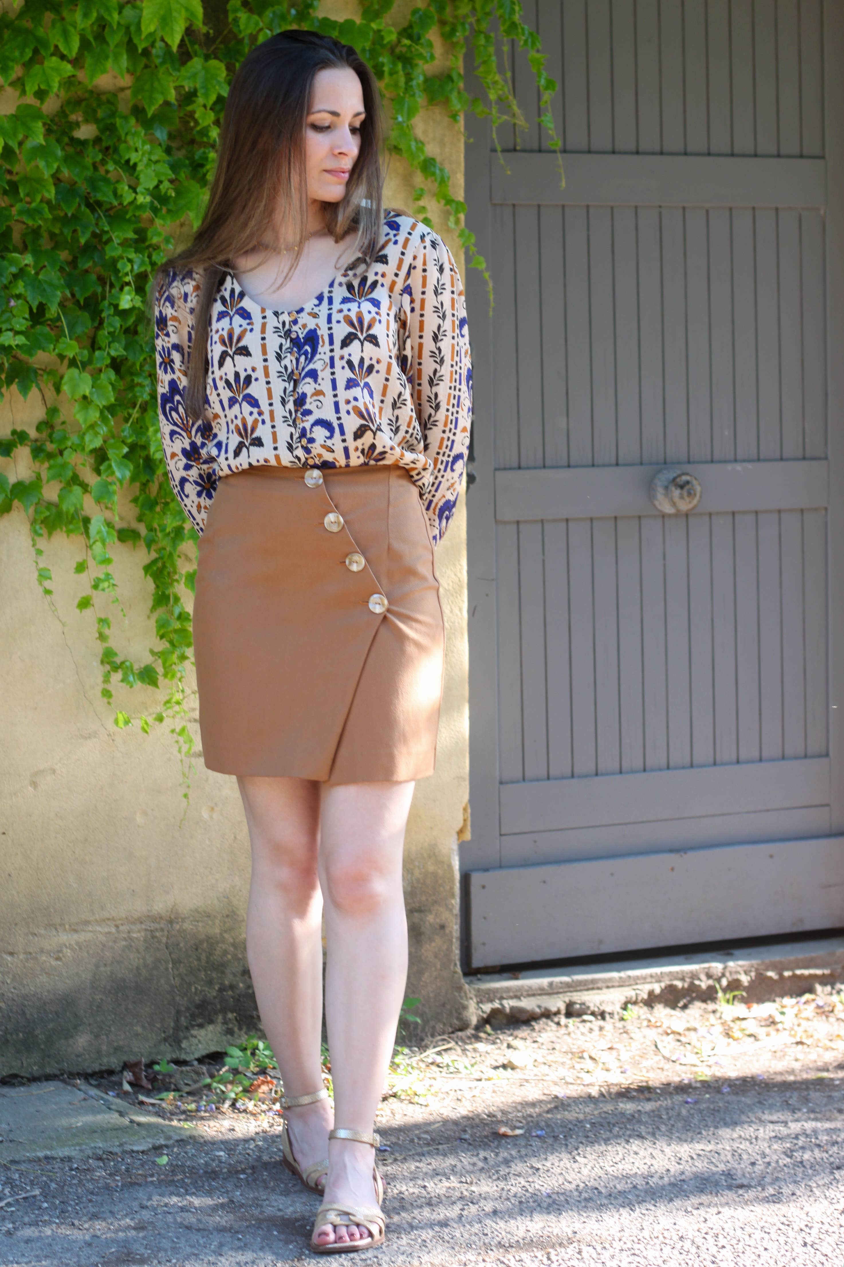 Cha' coud patterns - Amélie skirt - English
