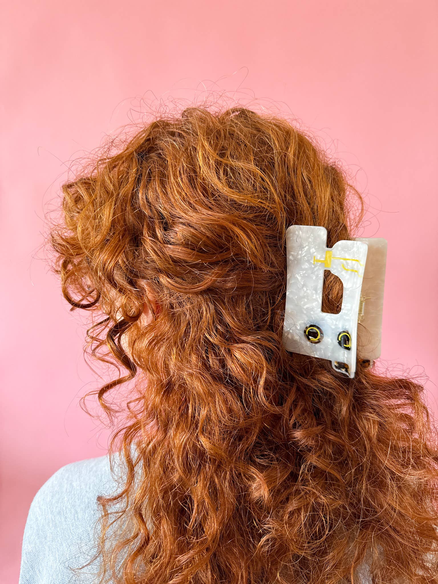 Sarah Hearts - Sewing Machine Hair Claw Clip