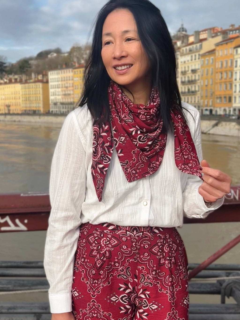Slub Viscose Fabric – Scarlett Bandana | My Dress Made