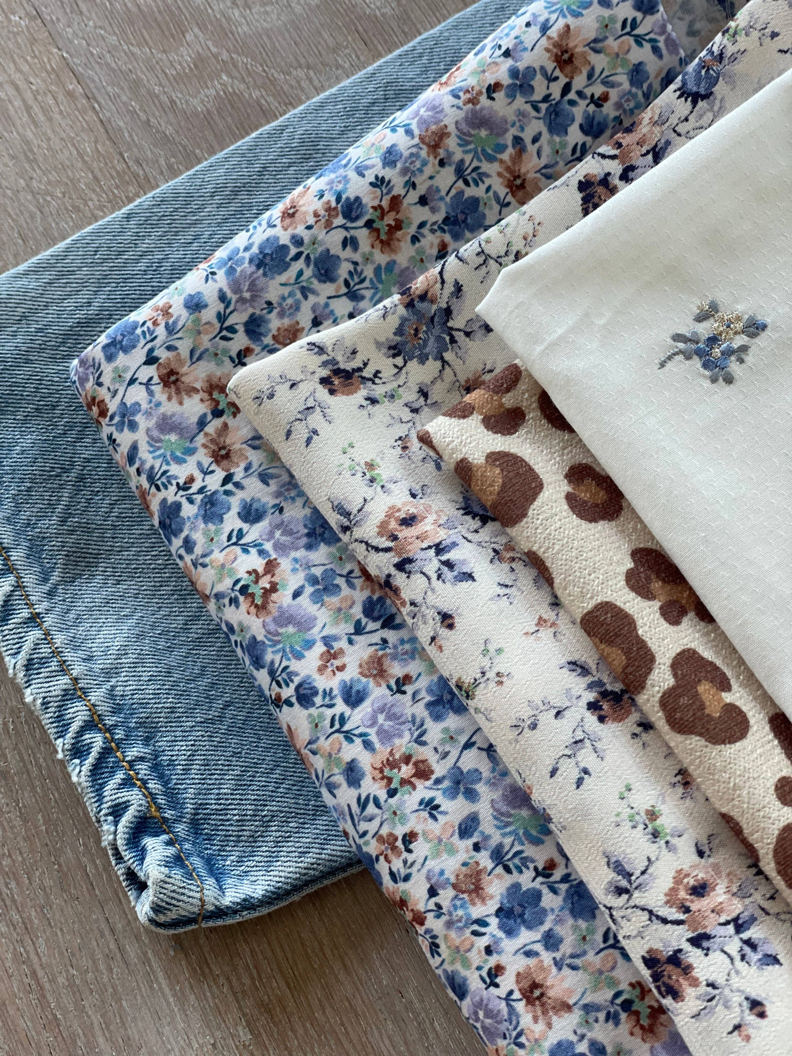 Moroccan Viscose Crepe Fabric – Amanda Print – Atelier 27