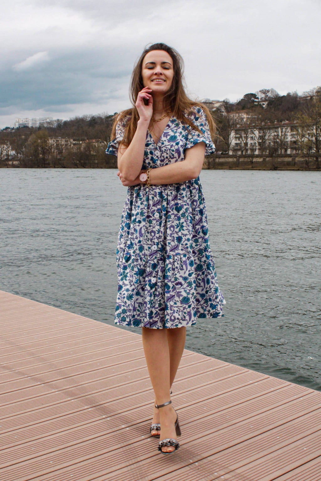 Cha' coud patterns - Charlotte dress: Englishman