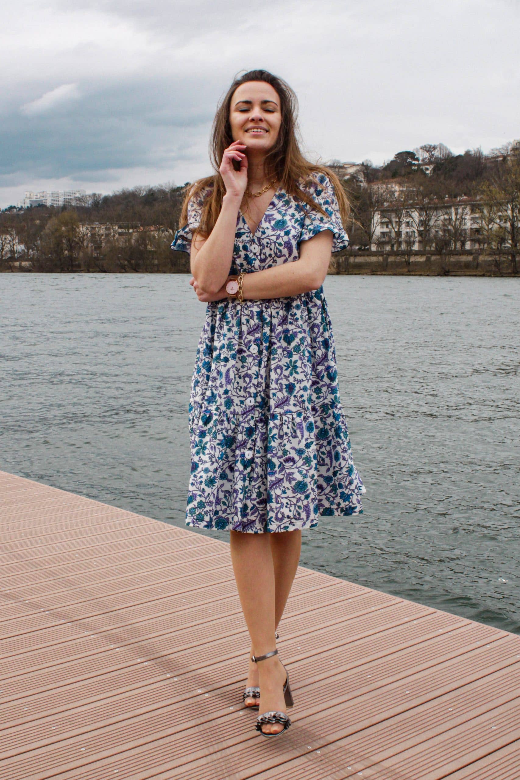 Cha' coud patterns - Charlotte dress - English