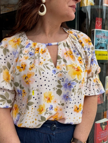 Viscose crepe fabric - Mélia in pastel - My Dress Made