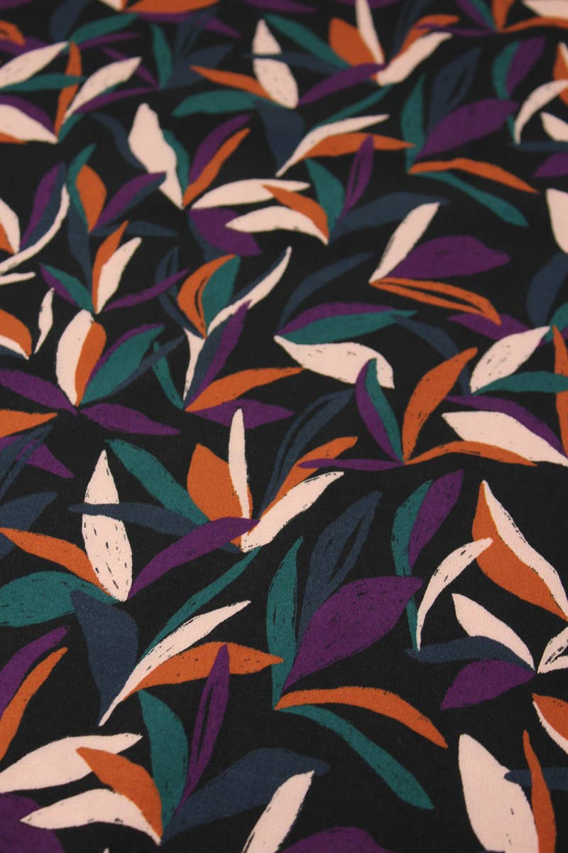 Eglantine et Zoé - Mowgli Multicolor Viscose Fabric