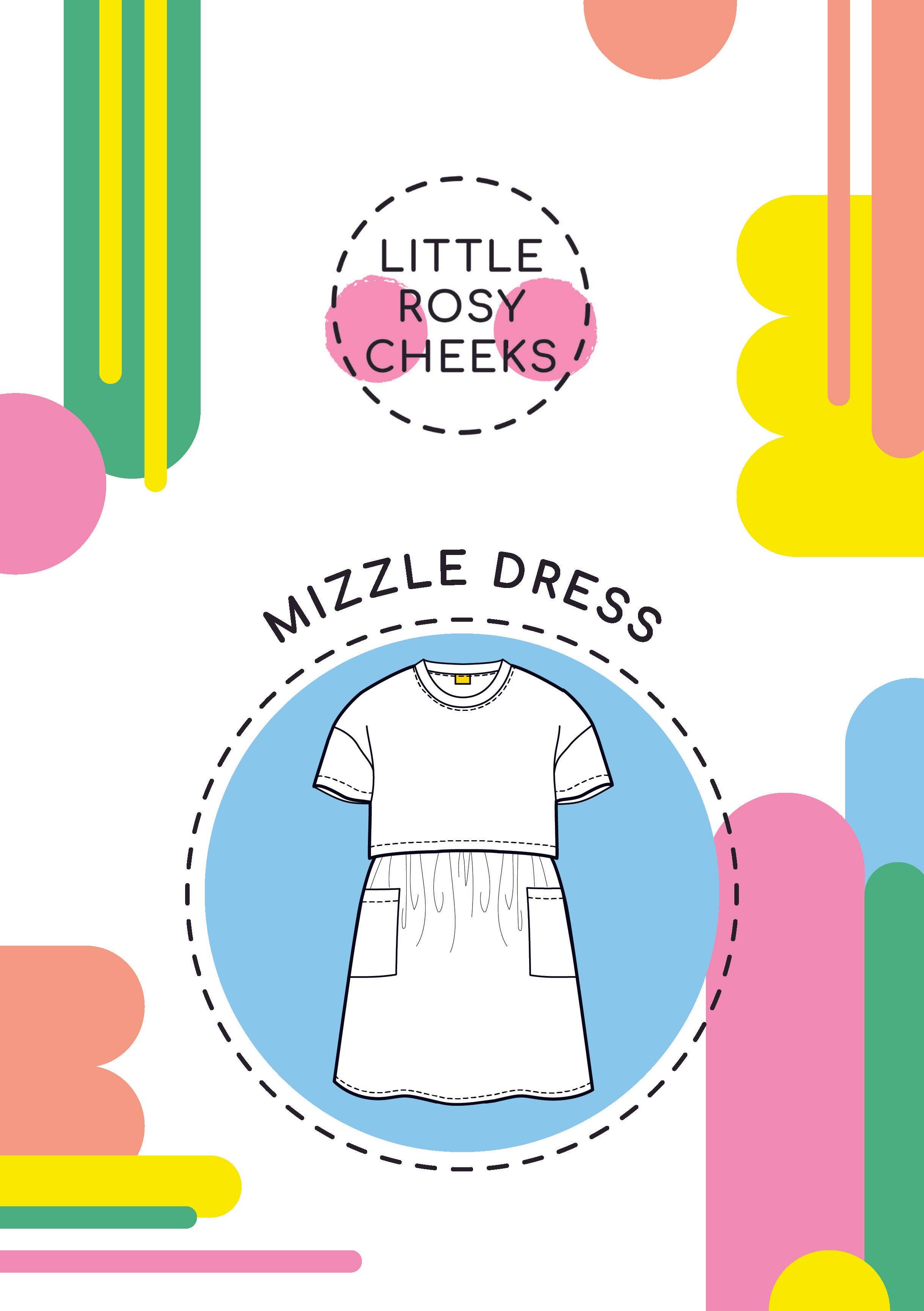 Little Rosy Cheeks - MIZZLE Dress pattern - Children's Sewing Pattern