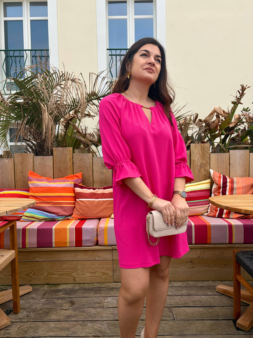 Viscose Crepe Fabric – Fuchsia Limited Edition | My Dress Made