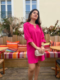 Viscose Crepe Fabric – Fuchsia Limited Edition | My Dress Made