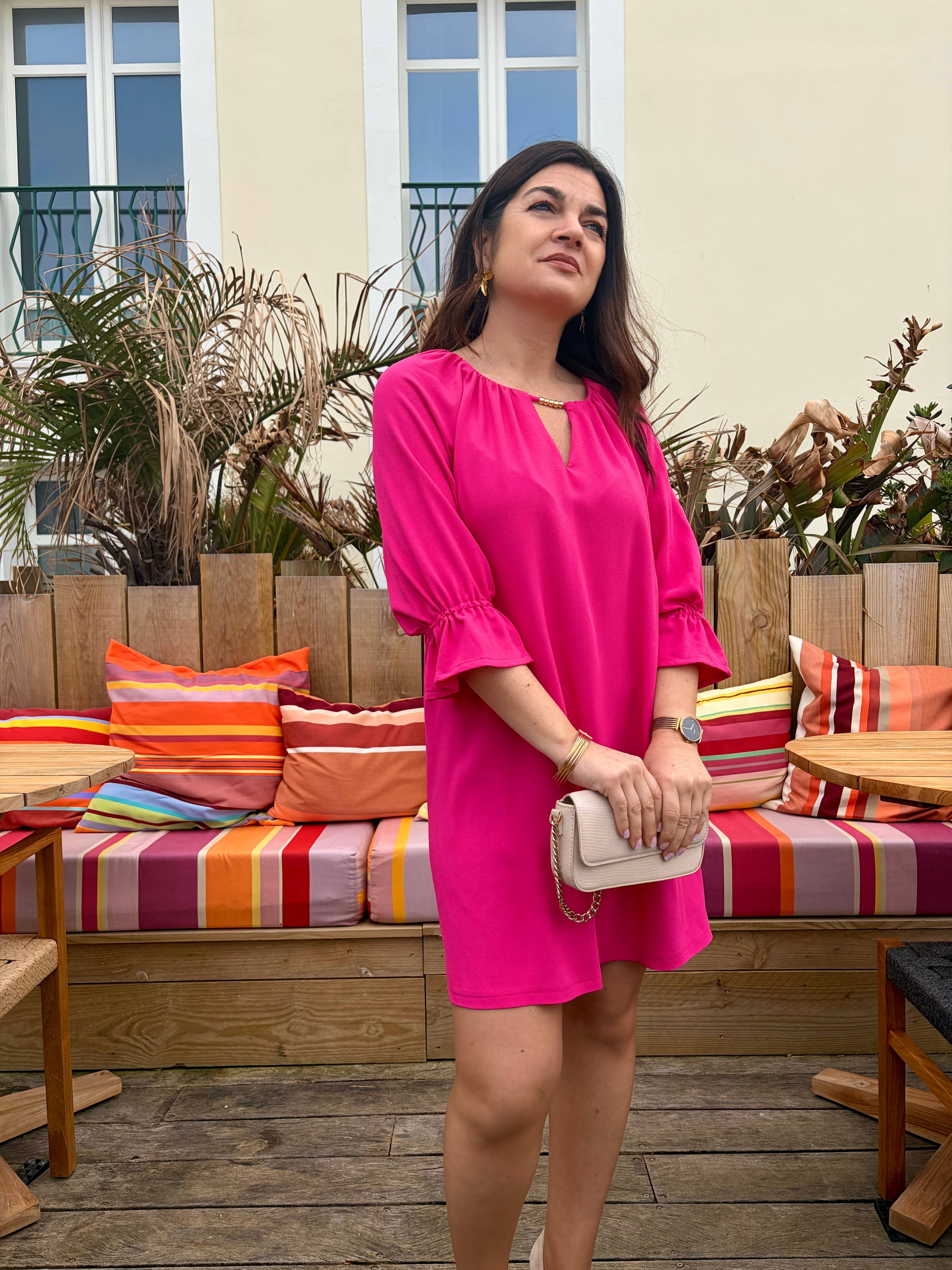 Viscose Crepe Fabric – Fuchsia Limited Edition | My Dress Made