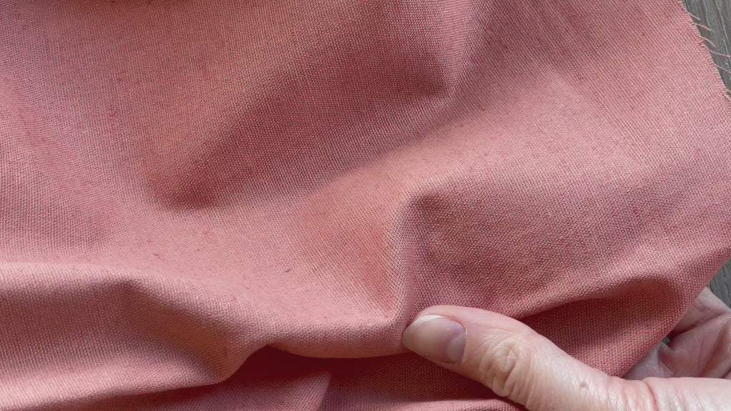 Atelier 27 - Raw Cotton Linen Canvas in Terracotta