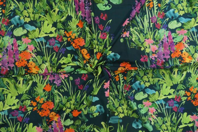 Cotton Lawn Fabric – Rainbow Meadow – Lady McElroy
