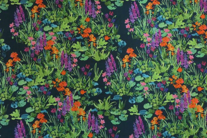 Cotton Lawn Fabric – Rainbow Meadow – Lady McElroy